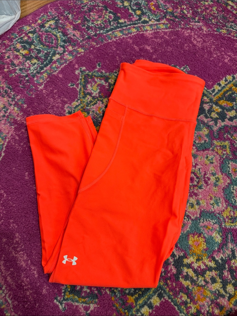 Under Armour Bright Orange Performance Leggings